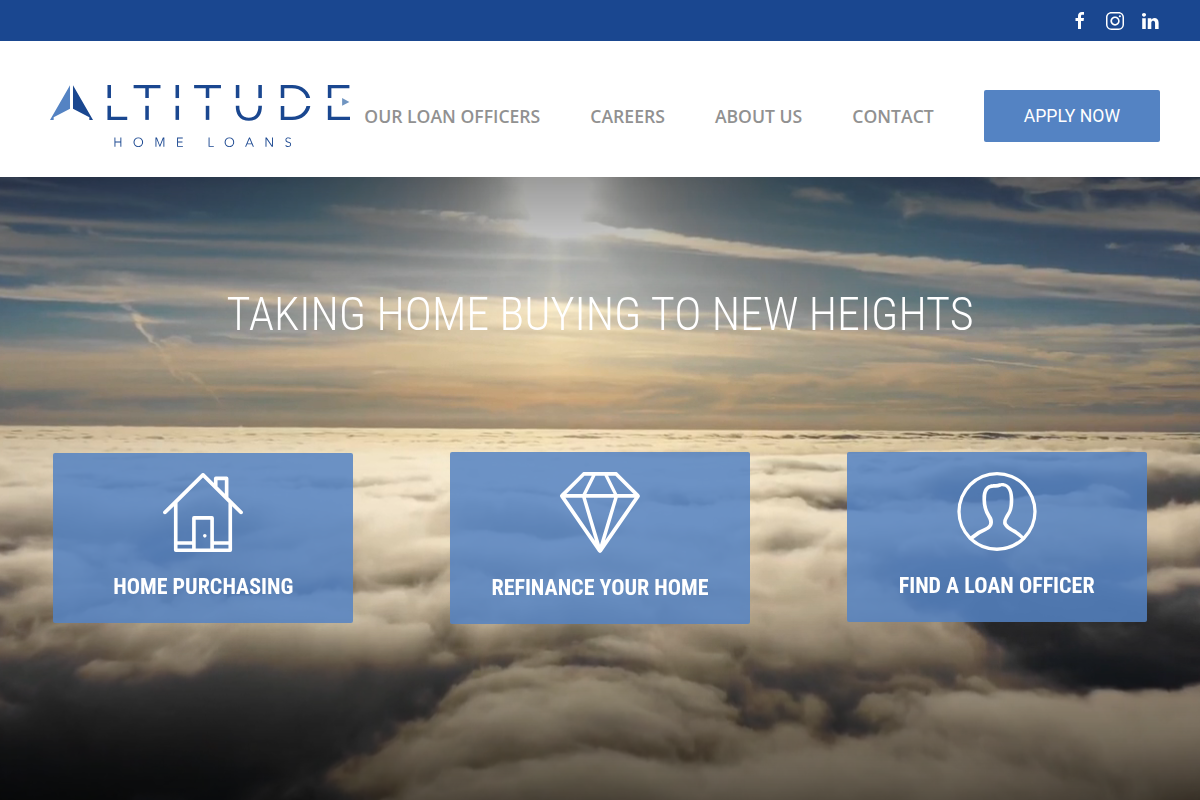 ALTITUDE FINANCIAL CORPORATION website snapshot