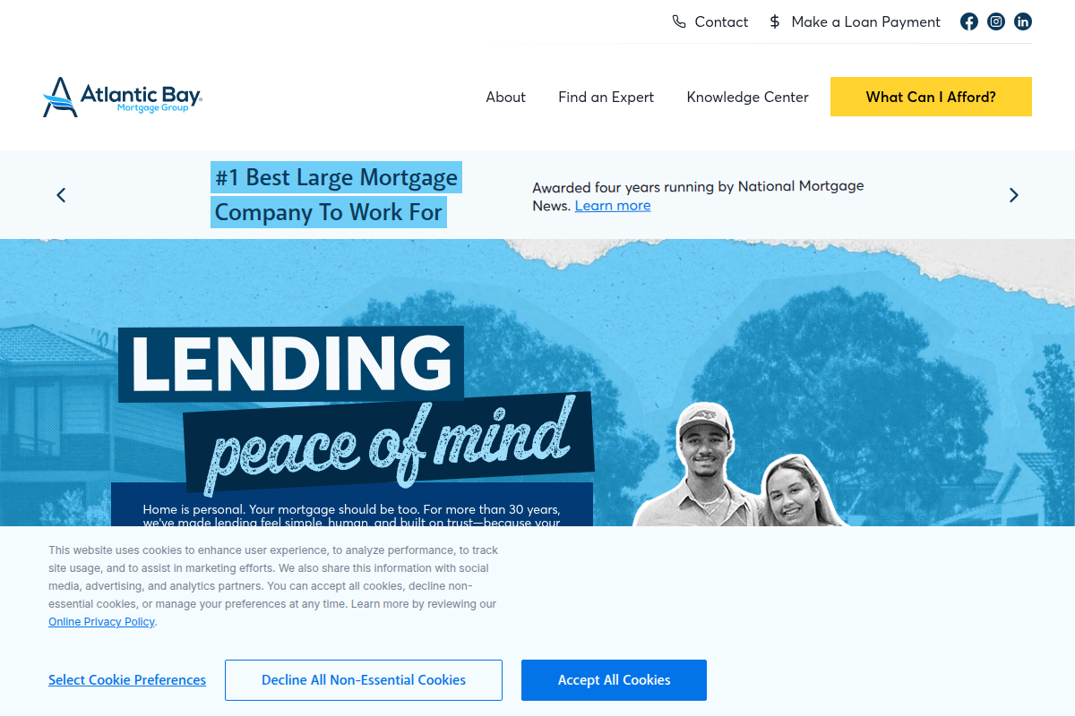 ATLANTIC BAY MORTGAGE GROUP LLC website snapshot