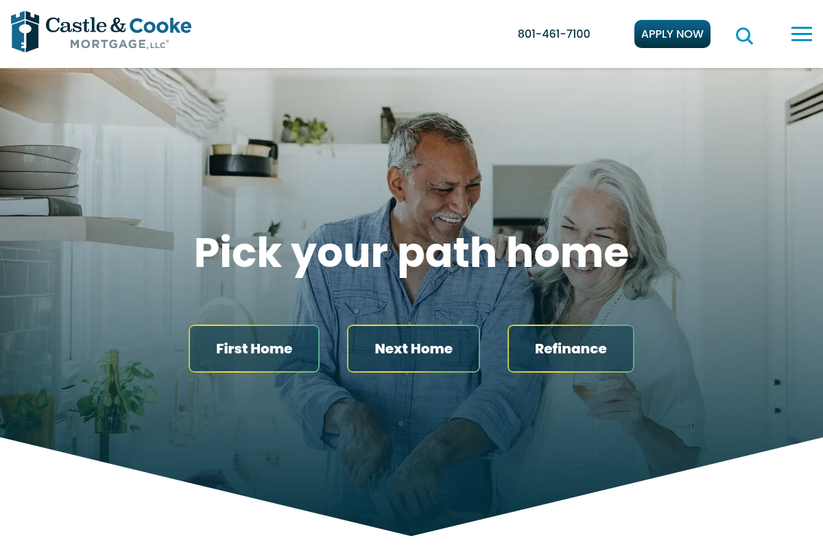 CASTLE &amp; COOKE MORTGAGE LLC website snapshot