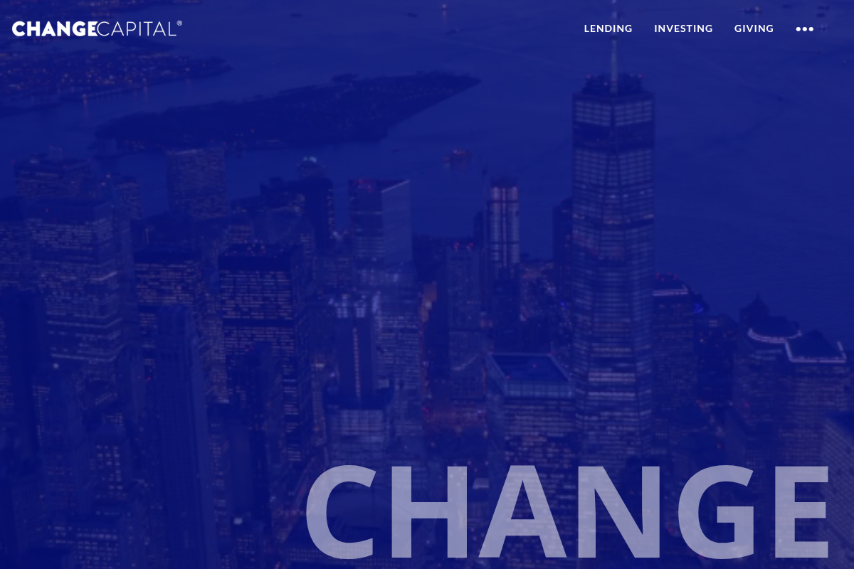 CHANGE LENDING, LLC website snapshot
