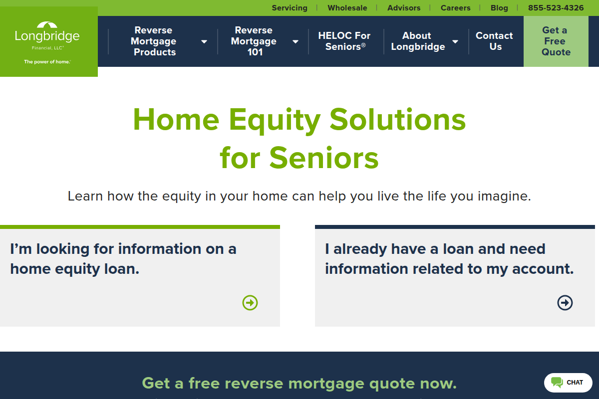LONGBRIDGE FINANCIAL LLC website snapshot