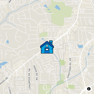 FHA Approved condo BROWNSTONE SQUARE, 869 POWDER SPRINGS ROAD, MARIETTA, GA 30008