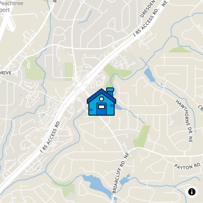 FHA Approved condo BRADFORD SQUARE CONDO, 2530 BRADFORD SQ NE, ATLANTA, GA 30345