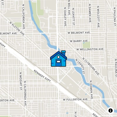 FHA Approved condo RIVER WALK TOWNHOMES, 2342-2358 W GEORGE STREET, CHICAGO, IL 60618