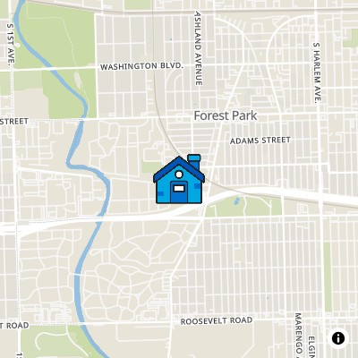 FHA Approved condo THE RESIDENCES AT THE GROVE TH, 614 GROVE LN, FOREST PARK, IL 60130