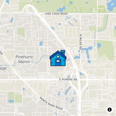 FHA Approved condo GROVES OF HIDDEN CREEK CONDO I, 1250 N CONWAY BAY DR, PALATINE, IL 60074