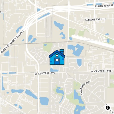 FHA Approved condo TURNBERRY MANOR CONDOMINIUM, 1401 HAMPSHIRE CT, ROSELLE, IL 60172