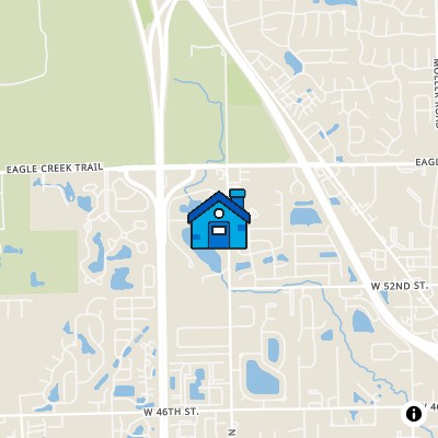 FHA Approved condo THE VILLAS OF OAKBROOK HORIZ**, RFC, INDIANAPOLIS, IN 46254