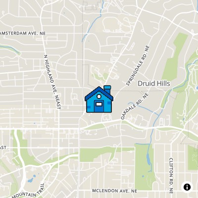 FHA Approved condo HIGHLAND HALL CONDOMINIUM, 869  AND  885 BRIARCLIFF ROAD, ATLANTA, GA 30306