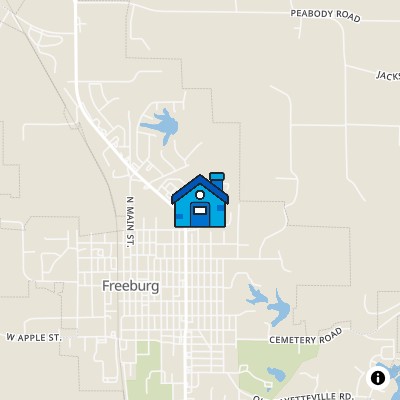 FHA Approved condo ESTATES AT WOODS EDGE VILLAS, 510 N EDISON ST, FREEBURG, IL 62243