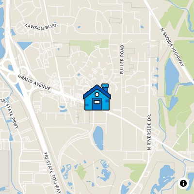 FHA Approved condo PEMBROOK CONDOMINIUM ONE, 1290 WILLOW LANE, GURNEE, IL 60031