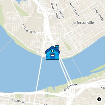 FHA Approved condo THE  HARBOURS, RIVERPOINTE PLAZA, JEFFERSONVILLE, IN 47130