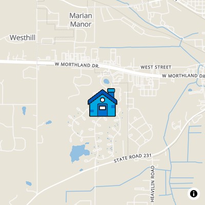 FHA Approved condo COTTER'S MILL, 1276 CLIFTY FALLS CTVALPARAISO, IN 46385