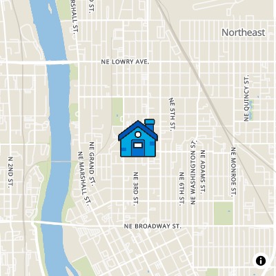 FHA Approved condo BOTTINEAU COMMONS TOWNHOMES, 1801 - 1825 THIRD ST NE, MINNEAPOLIS, MN 55418