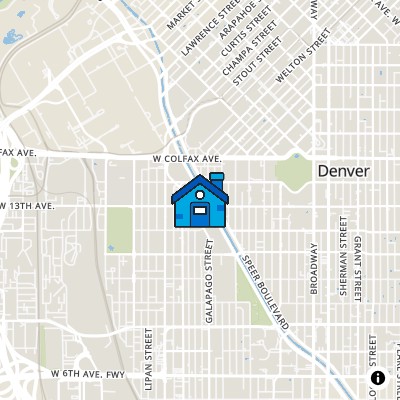 FHA Approved condo THE DENVER TOWER CONDOMINIUMS, 1301 N. SPEER BLVD, DENVER, CO 80204