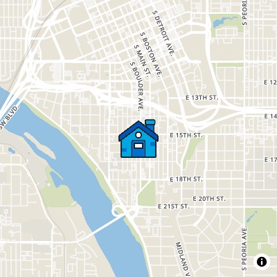 FHA Approved condo LIBERTY TOWERS CONDOMINIUMS, 1502 S BOULDER AVE, TULSA, OK 74119