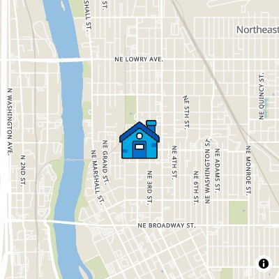 FHA Approved condo BOTTINEAU WEST TOWNHOMES**, 1719 2ND ST NE, MINNEAPOLIS, MN 55413