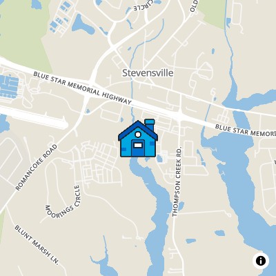 FHA Approved condo CREEKSIDE COMMONS T.H. CONDO., 302 CREEKSIDE COMMONS CT, STEVENSVILLE, MD 21666