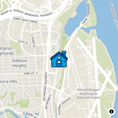 FHA Approved condo CRYSTAL PARK CONDOMINIUM, 1805 CRYSTAL DR, ARLINGTON, VA 22202