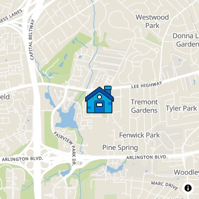 FHA Approved condo FAIRFIELD COMMONS CONDOMINIUM, 2856 A DOVER LANE, FALLS CHURCH, VA 22042