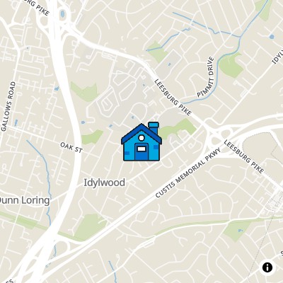 FHA Approved condo IDYLWOOD TOWERS CONDOMINIUM, 2300 PIMMIT DR, FALLS CHURCH, VA 22043