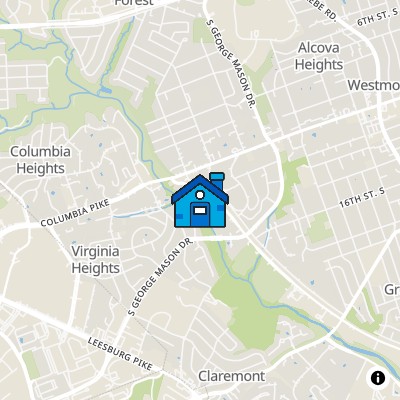 FHA Approved condo THE CARLTON, A CONDOMINIUM, 4600 S FOUR MILE RUN DR, ARLINGTON, VA 22204