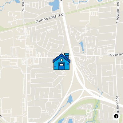 FHA Approved condo GEORGETOWNHOUSES OF FOX HILLS, 1535 GEORGETOWN DR, BLOOMFIELD HILLS, MI 48304