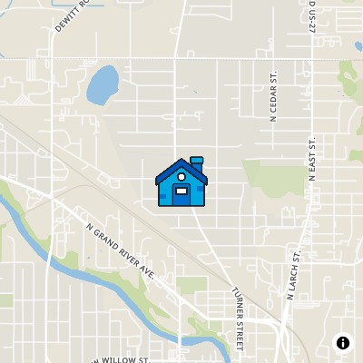 FHA Approved condo ON THE GRAND CONDOMINIUMS, TURNER ST, LANSING, MI 48906