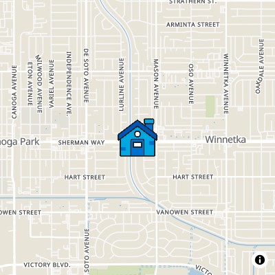 FHA Approved condo PARK AVENUE, 7211 COZYCROFT AVEWINNETKA, CA 91306