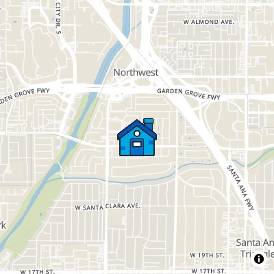 FHA Approved condo THE WESTWOOD CONDO ASSOC*, 1107 W MEMORY LN, SANTA ANA, CA 92706