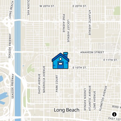 FHA Approved condo PACIFIC VILLAS, 1124-1126-1128 PACIFIC AVE, LONG BEACH, CA 90813