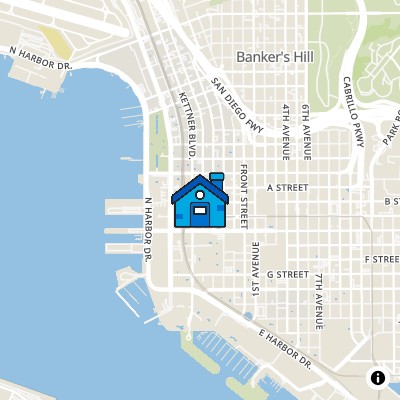 FHA Approved condo TREO AT KETTNER, 1240 INDIA ST, SAN DIEGO, CA 92101