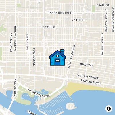 FHA Approved condo THE PACIFIC ROYALE, A CONDO, 375 ATLANTIC AVE, LONG BEACH, CA 90802